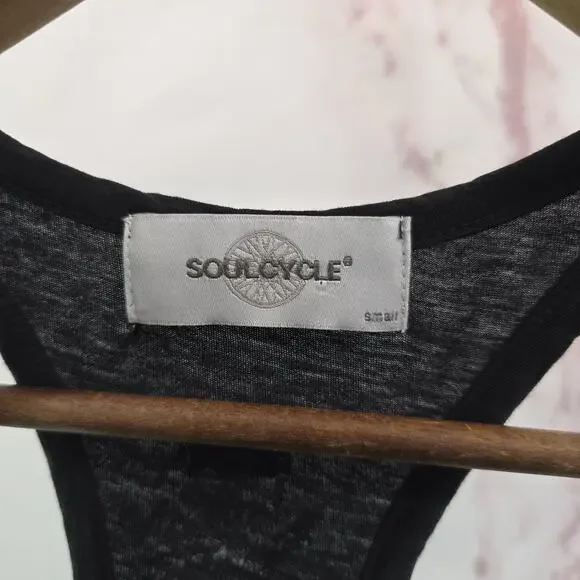 Soul Cycle Tank Top Womens Small Black Racerback Soulcycle Shirt - Picture 3 of 12